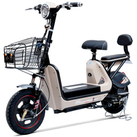 小刀 电动车 TDT-1532Z 新款48V20AH电动自行车 时尚踏板代步车小叮当A卡其色